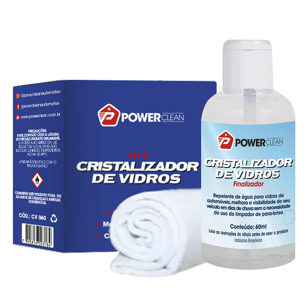 Kit Cristalizador de Vidros